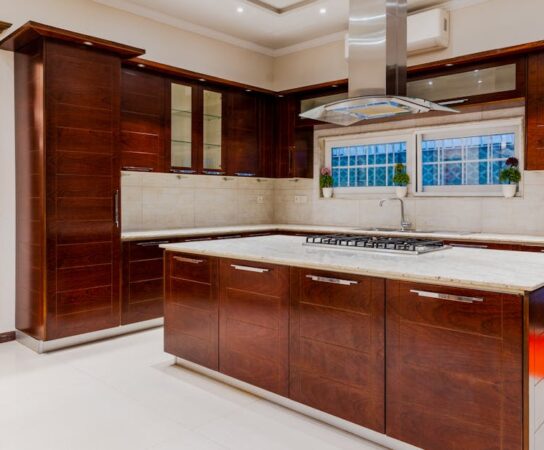 Wyspa kuchenna z wbudowaną uprawą hydroponiczną mikroliści – mebel, który karmi, zdobi i oszczędza